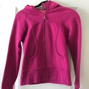 magenta lululemon scuba jacket